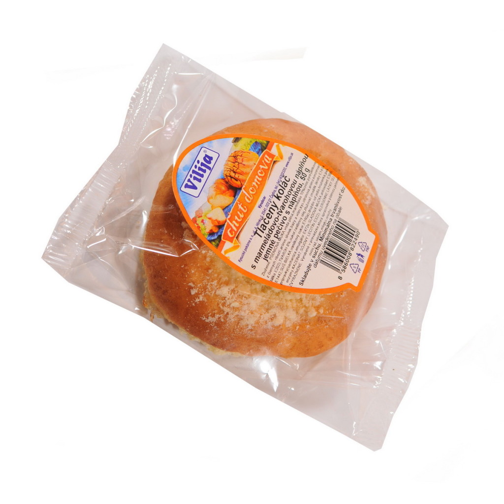 Tlačený koláč, marmeláda - tvaroh 50 g - Vilija